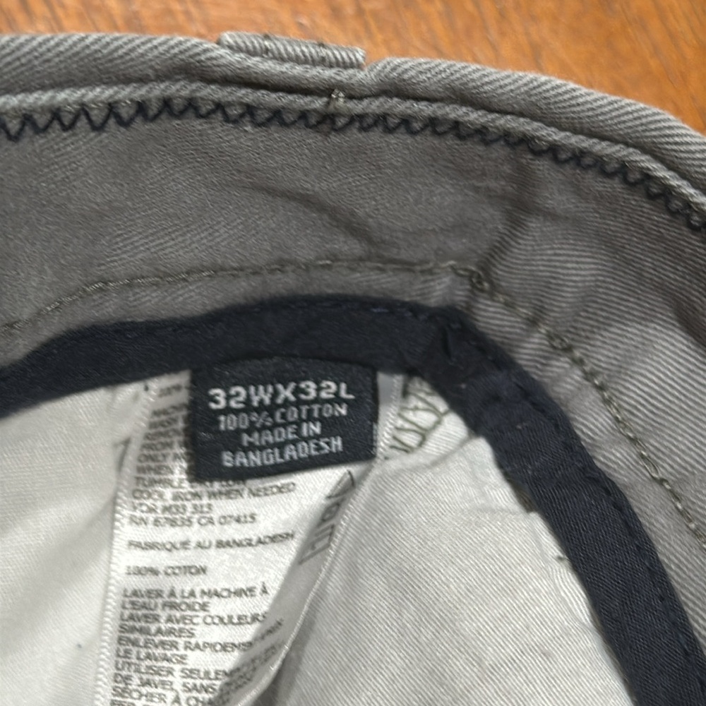 Mens Nautica straight leg dress chinos. Gray, 32 x 32. Great condition - Picture 3 of 4
